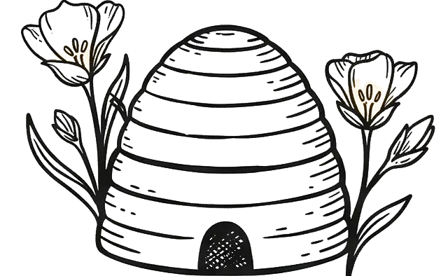 Beehive illustration